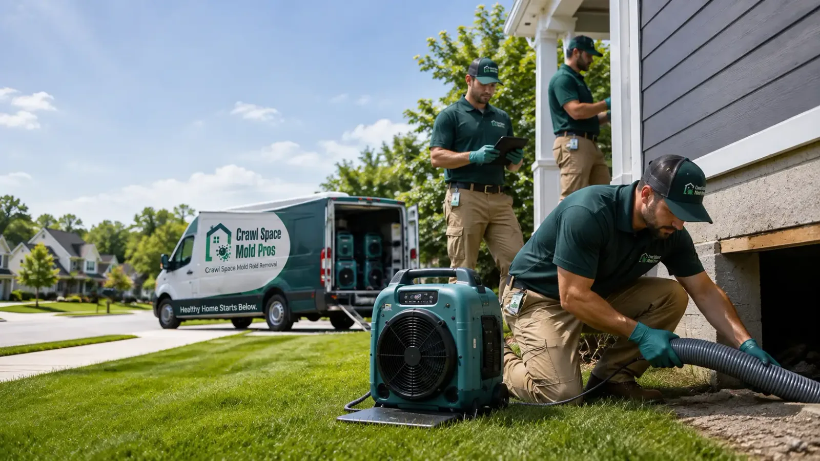 Crawl Space Mold Removal in Hillview, IL